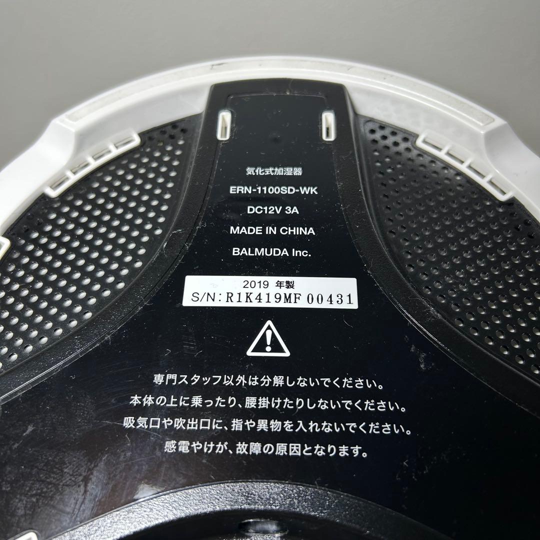 新品フィルター付き　Rain スタンダードモデル BALMUDA 気化式加湿器