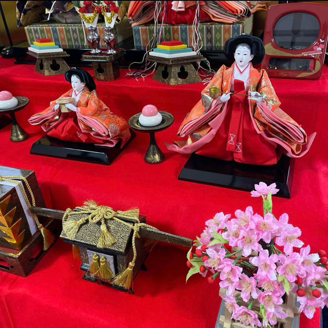 [送料込み]高級は雛人形3段