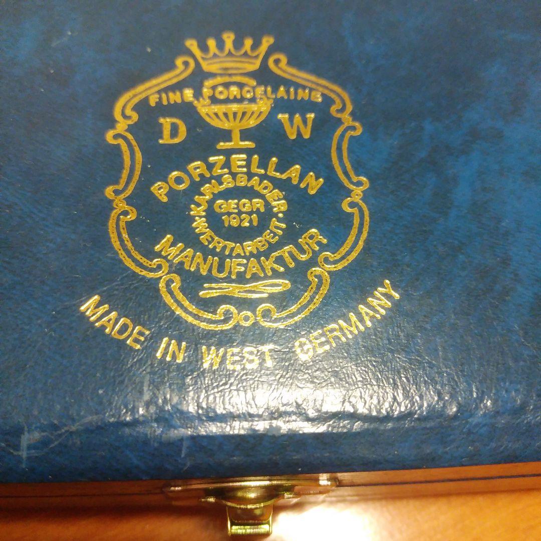 DWポーセリン　ゴールドエッチング　絵皿