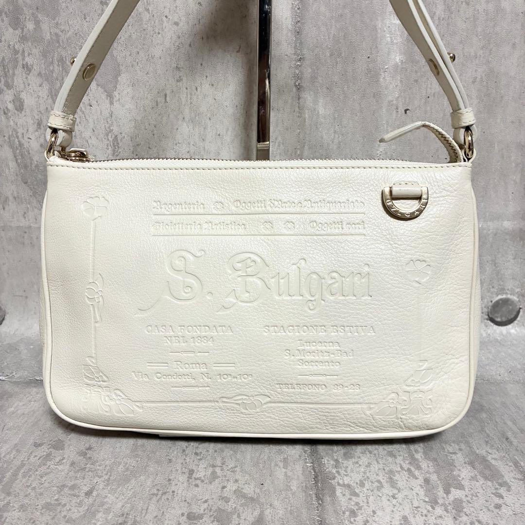 【美品】BVLGARI ブルガリ コレツィオーネ ショルダーバッグ ポーチ