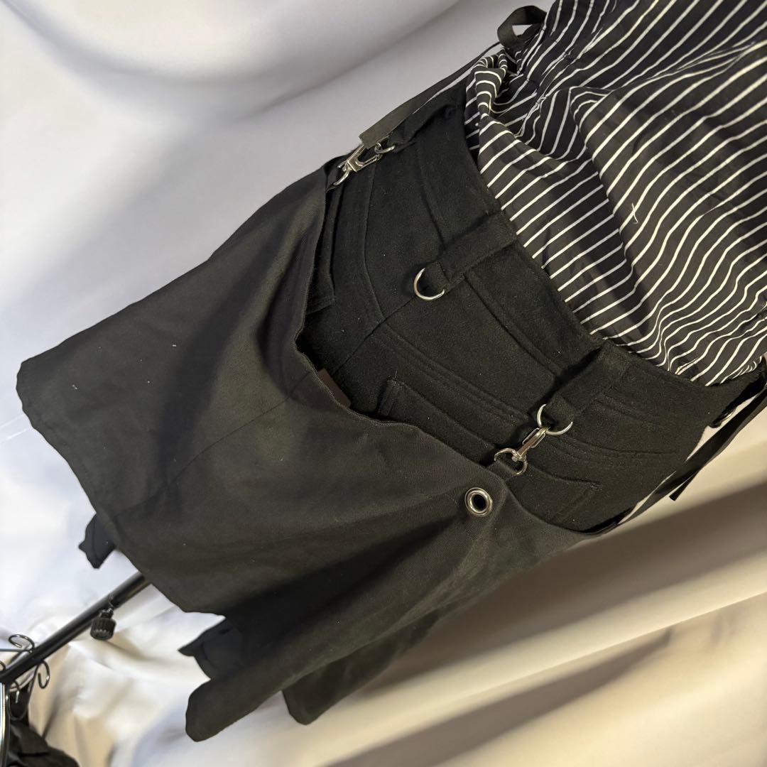 BLACK PEACE NOW皇子系ショートパンツ 巻きスカート付き