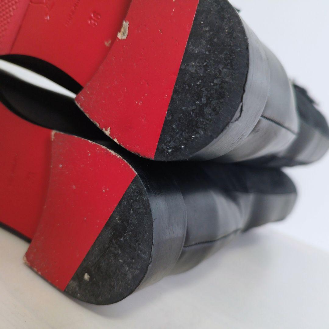 クリスチャン ルブタン ロング ブーツ エンジニア ベルト ブラック 36