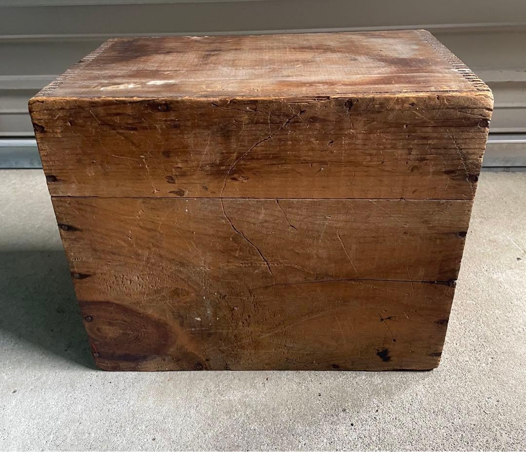 ビンテージ/USA製/アドバタイジング/ウッドボックス/ケース/木箱/店舗什器①