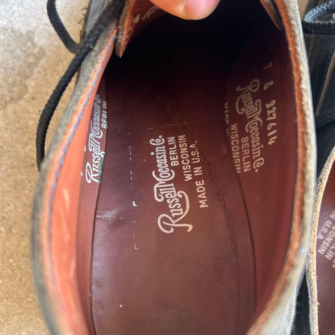 黒 ラッセルモカシン USA7美品