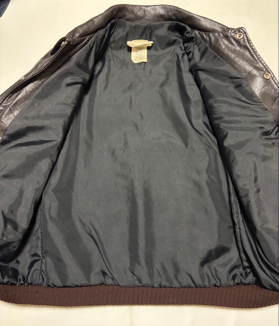 J*n様 レザージャケット　スタジャン　ヴィンテージ　ホッケージャケット　80'