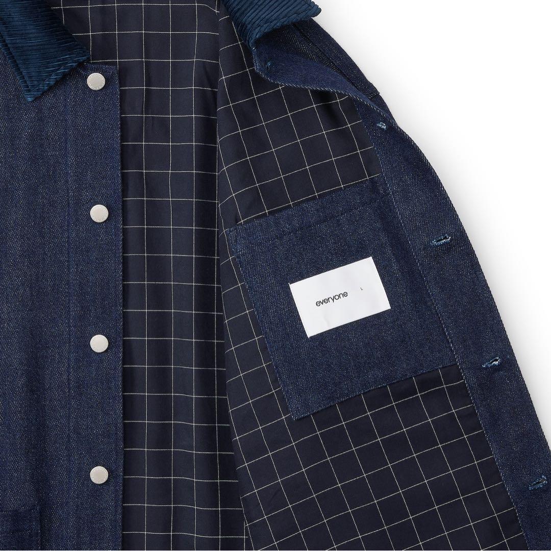 ジャケット・アウター everyone soft denim coverall jacket M