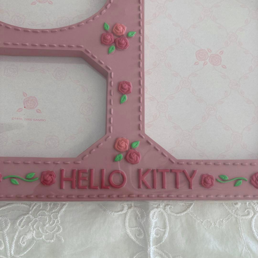 【 新品・未使用 】　希少！　レトロ　ハローキティ　野薔薇　フォトフレーム
