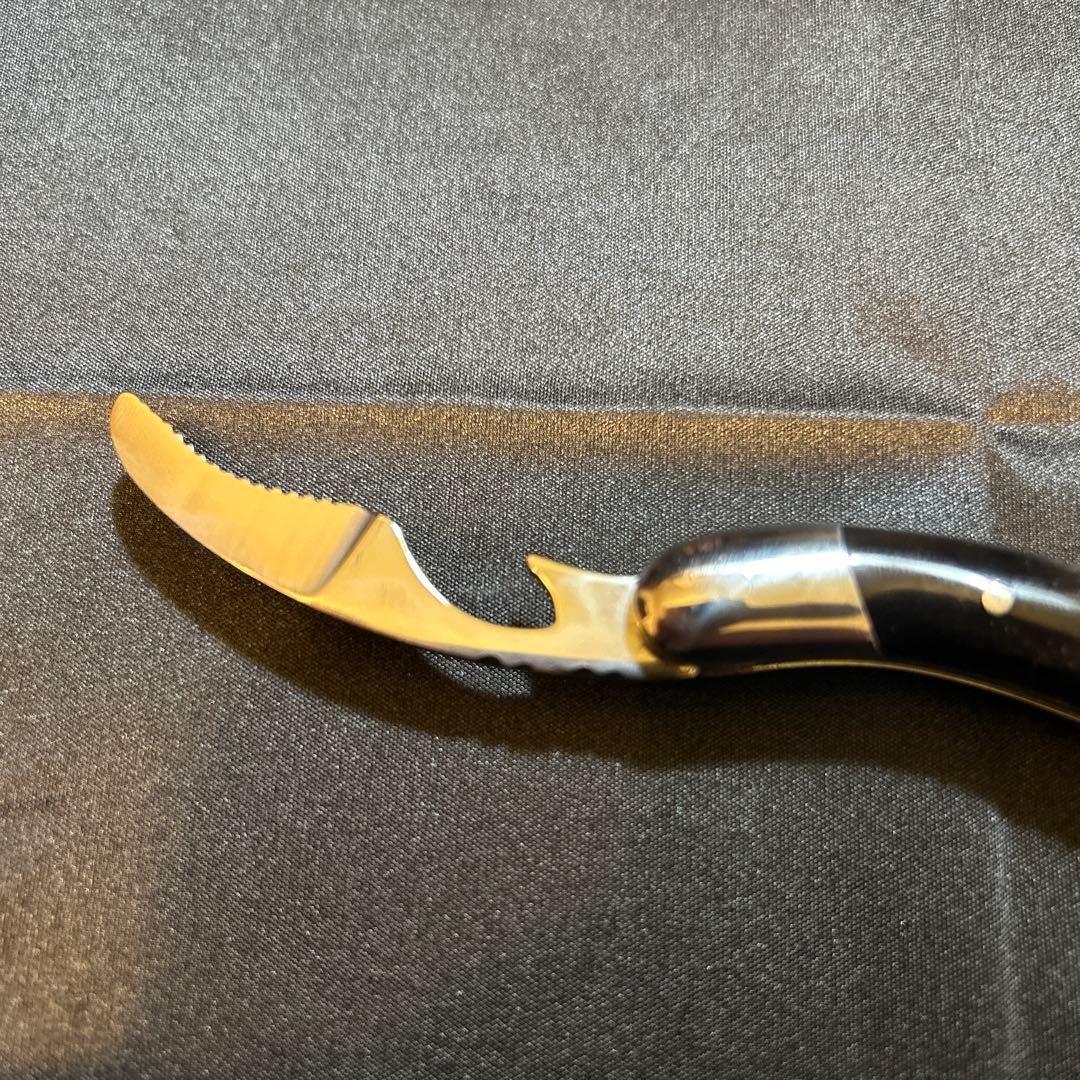 ラギオール アン オブラック ソムリエナイフ　レザーケース付き