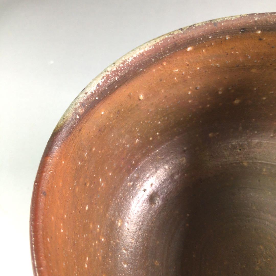 Ｒ１６８　茶碗　『備前焼』『山本陶秀造』『鵬雲斎　箱書』　抹茶碗　共箱　茶道具