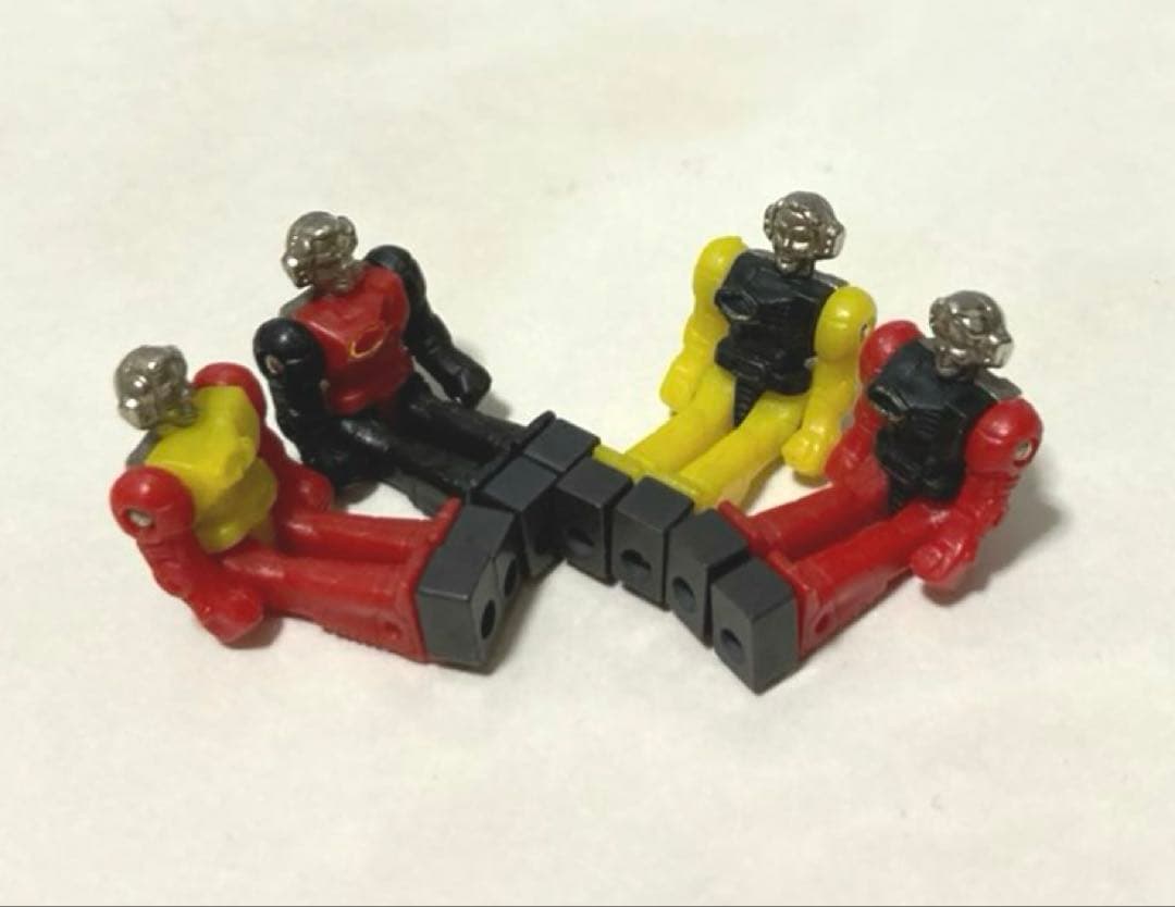 ダイアクロン 隊員 赤黒 黄黒 ほか4点 当時物 タカラ