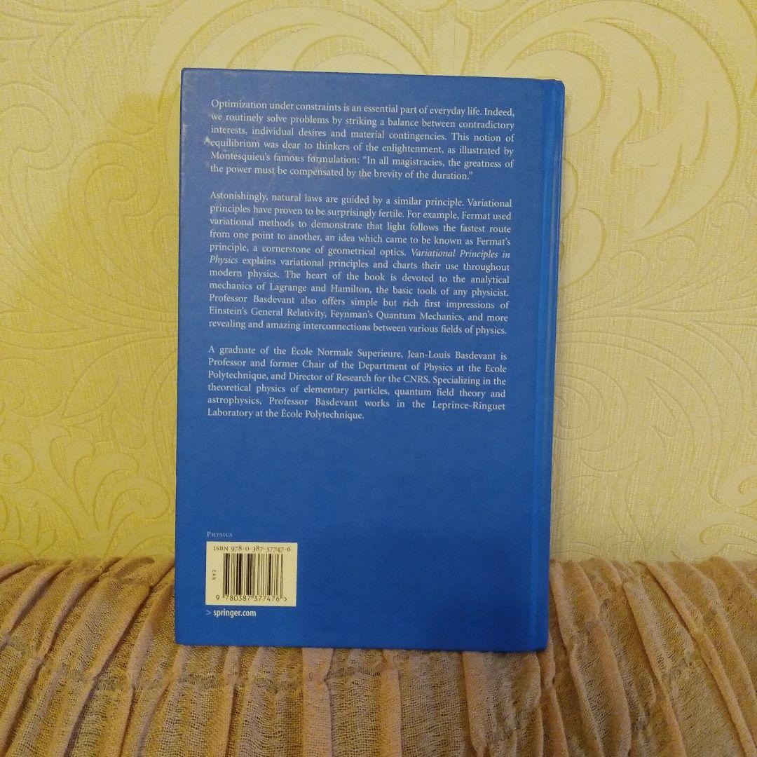 洋書 Variational Principles in Physics