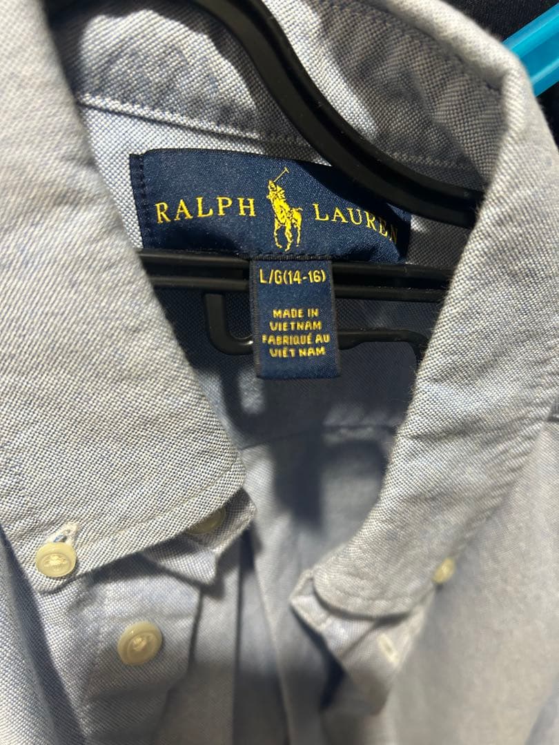 ラルフローレン子供用スーツ上下セット　シャツとネクタイ付き