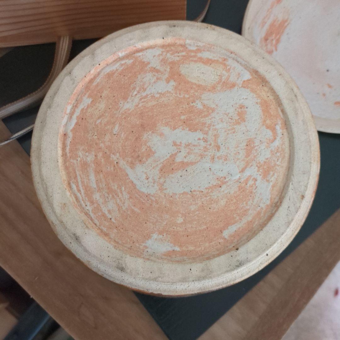 平水指　千本立竹　陶器　水指　茶道具　茶道　松山造　木箱　共箱