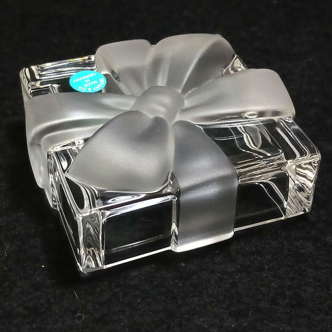 Y3301-1 ティファニー ガラスケース ジュエリーBOX　ひ