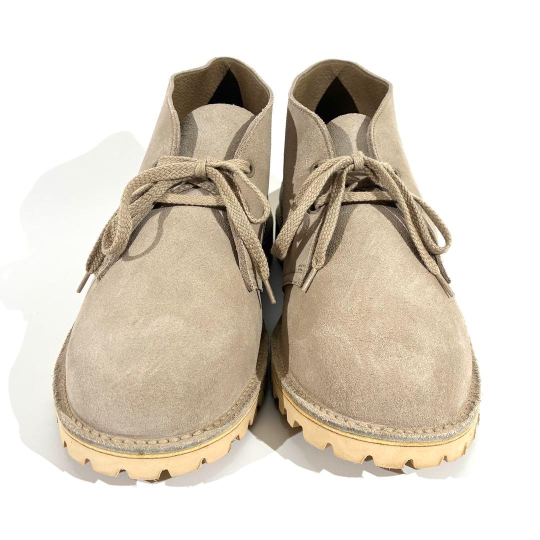 未使用級★ Suffolk Shoes デザートブーツ スエード ベージュ