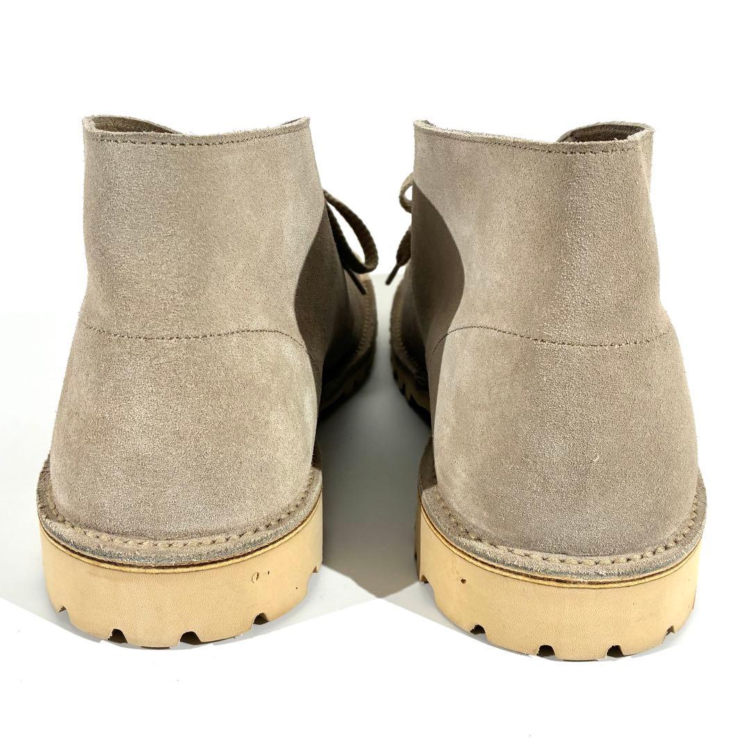 未使用級★ Suffolk Shoes デザートブーツ スエード ベージュ