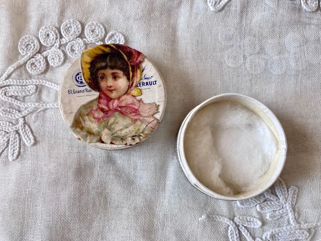 フランス アンティーク シルバー製ミニョネット用シャトレーン 純銀製ドール小物