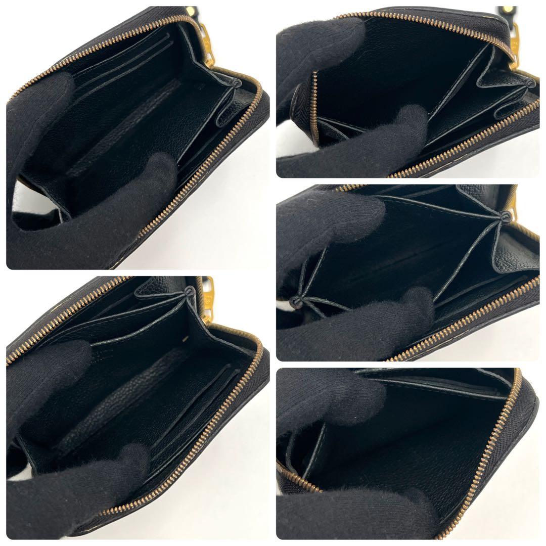 【美品】ルイヴィトン モノグラム アンプラント ジッピーパース 小銭入れ