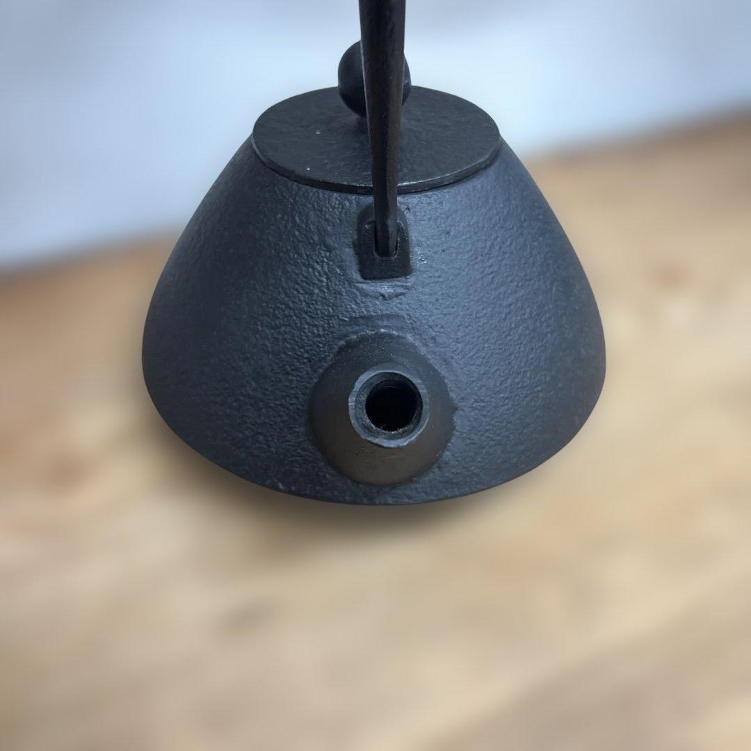 小笠原陸兆　鉄瓶　南部鉄器　やかん　末広　1L 美品