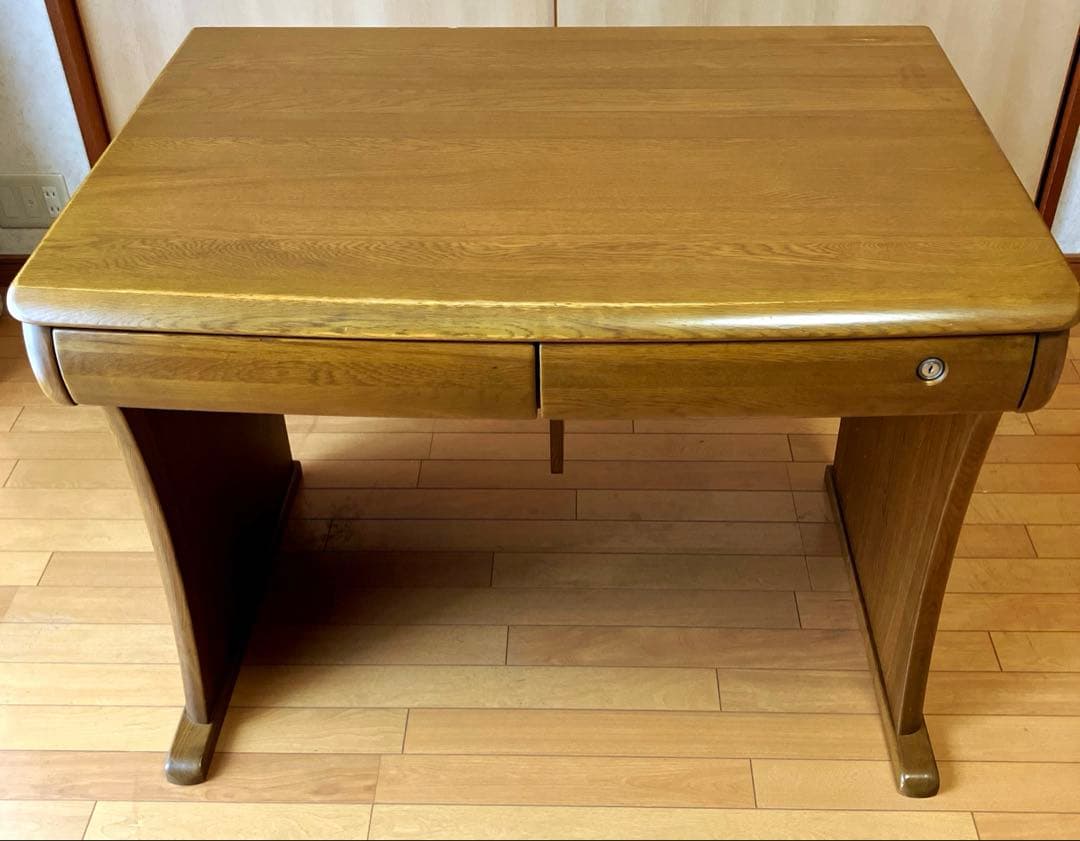 1️⃣コイズミ学習机　天板　KOIZUMI WOODYECO 勉強机　事務机　天然木