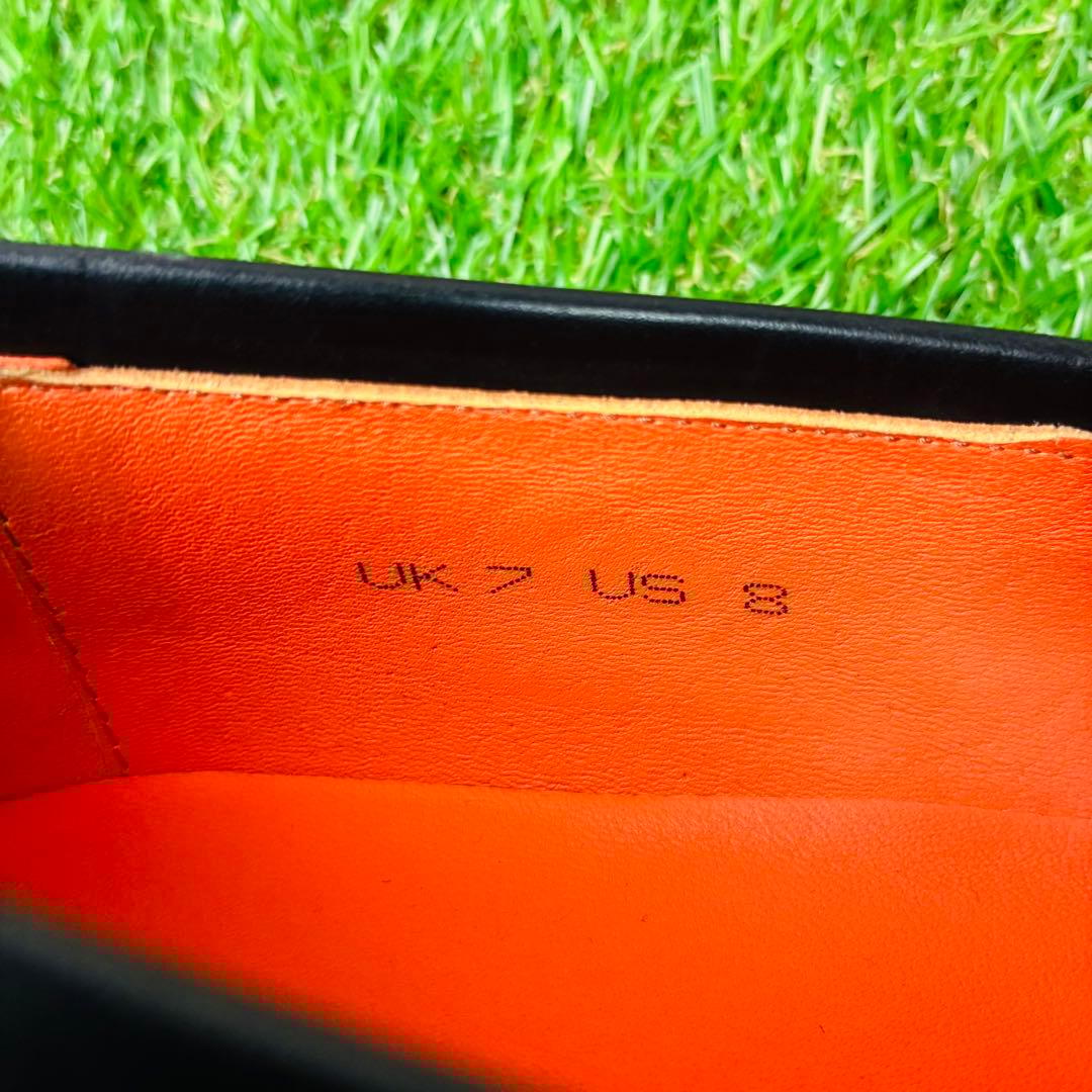 【極美品】Santoni ローファー レザー 本革 厚底 革靴 7(26)