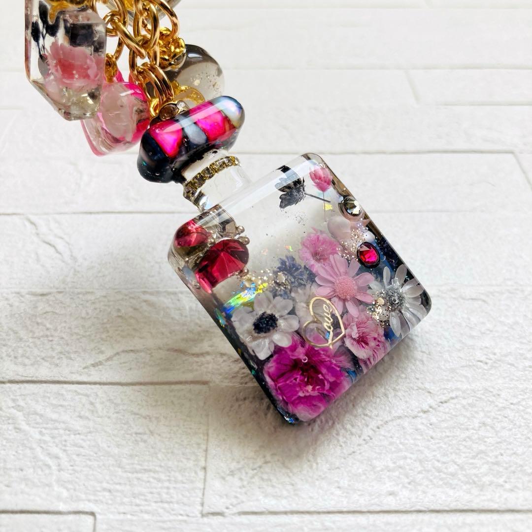 ☆Fivepeacelove☆ページ　名入れチャームレジンキーホルダー5点