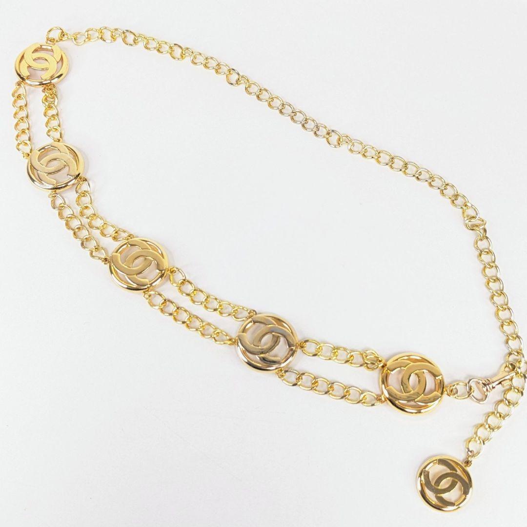 CHANEL シャネル チェーンベルト ココ マーク ゴールド ヴィンテージ