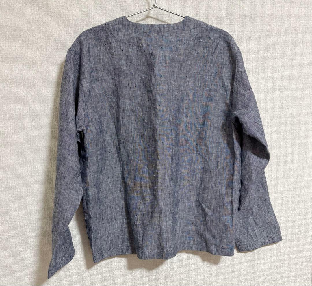 美品　wafu リネン　トップス　ジャケット　カーディガン