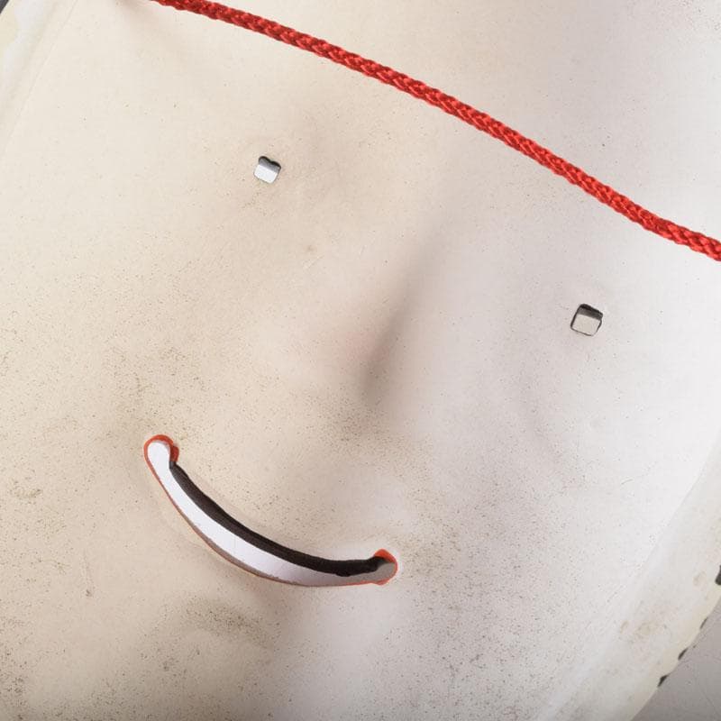 安達静岳作　能面　能楽　雅楽　陶器製　小面　お面　2点　N　9082A