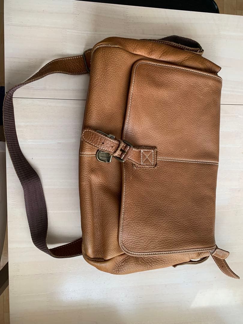 L.L.Bean　レザー ショルダーバッグ