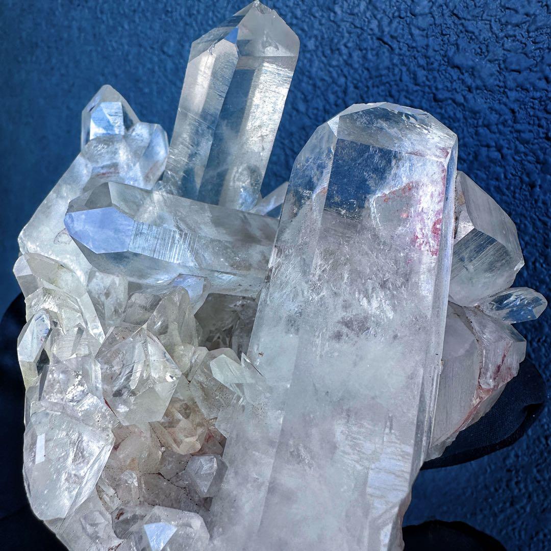 巨大❗希少高透明度❗️浄化❗️超強いパワー☆レインボー☆ヒマラヤクラスターA1407