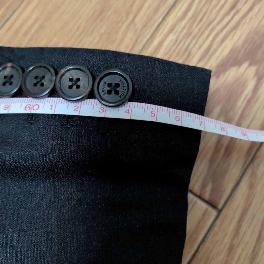 ルイ•ヴィトン　ブラック シングルブレスト スーツ