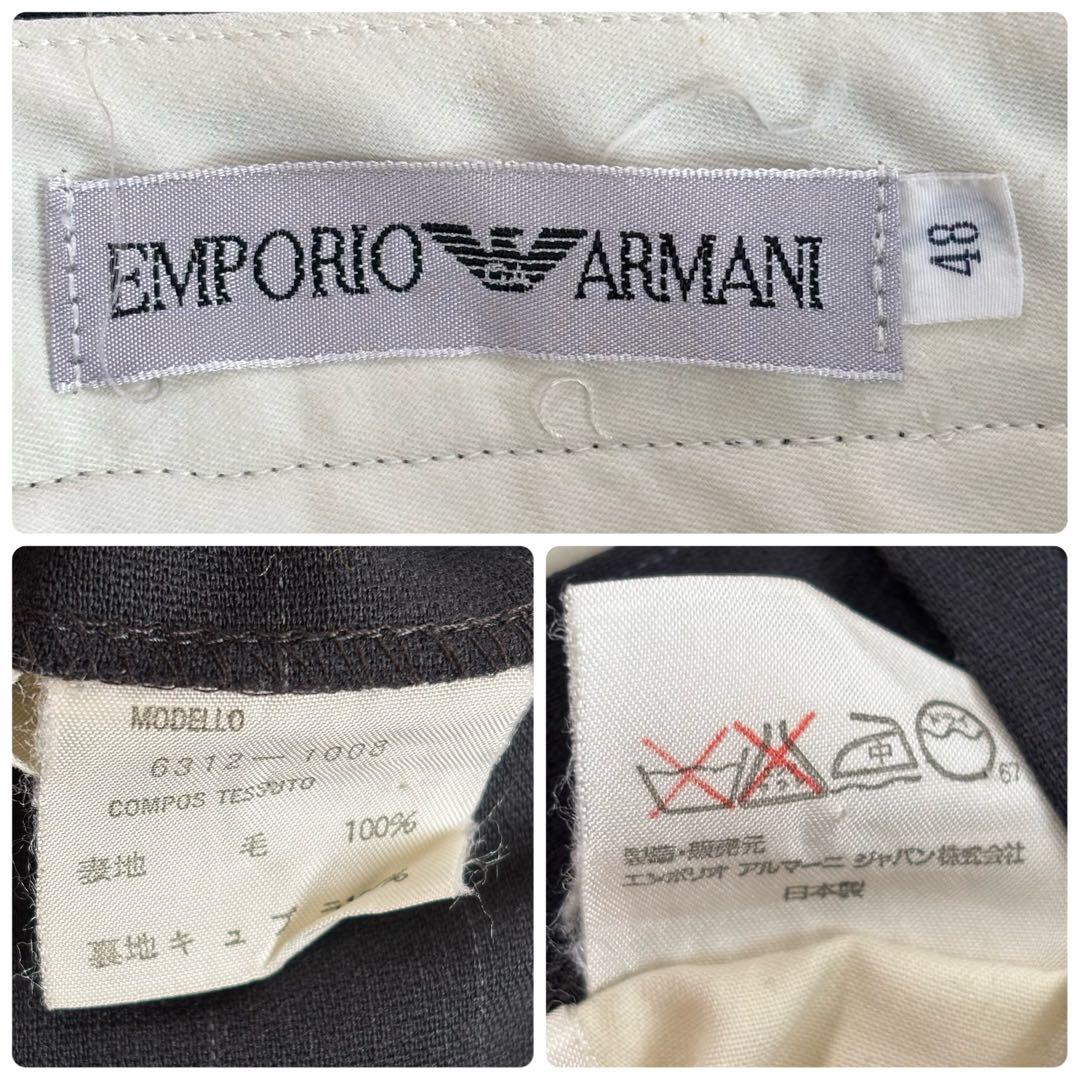 エンポリオアルマーニ ダブルレスト Lサイズ スーツ セットアップ 太ストライプ