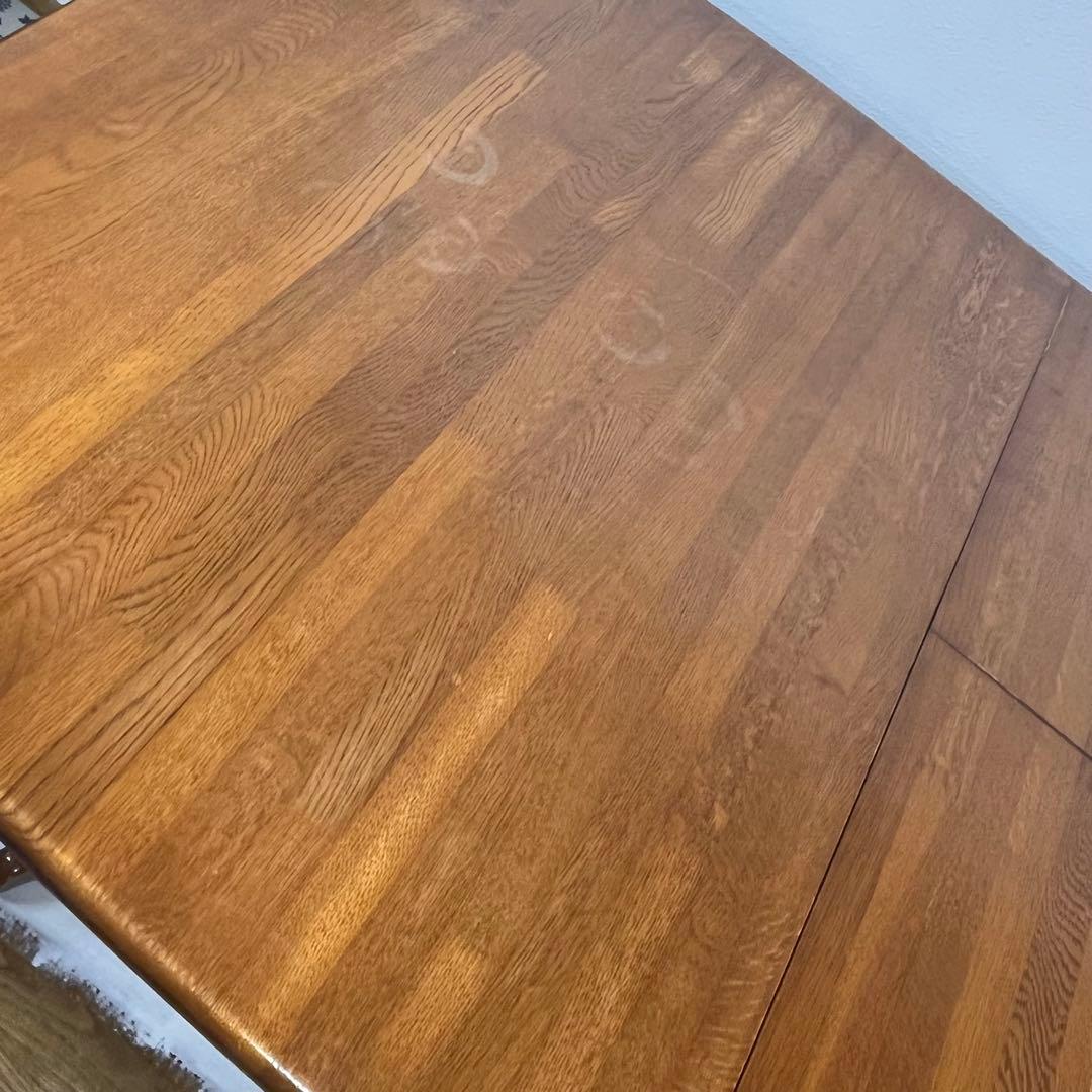 【希少/送料込み】オールドカリモク エクステンションテーブル　ダイニングテーブル