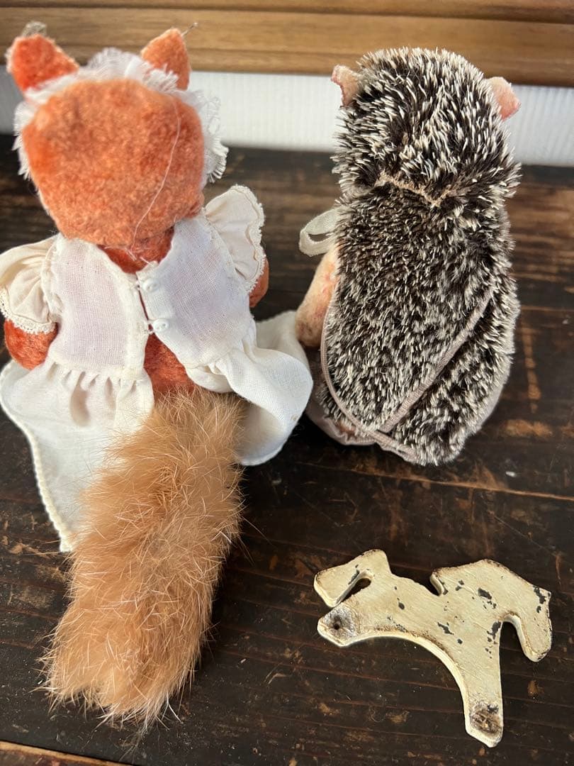 アンティーク動物コスチューム人形セット ドール　　 アンティーク　ビスクドール