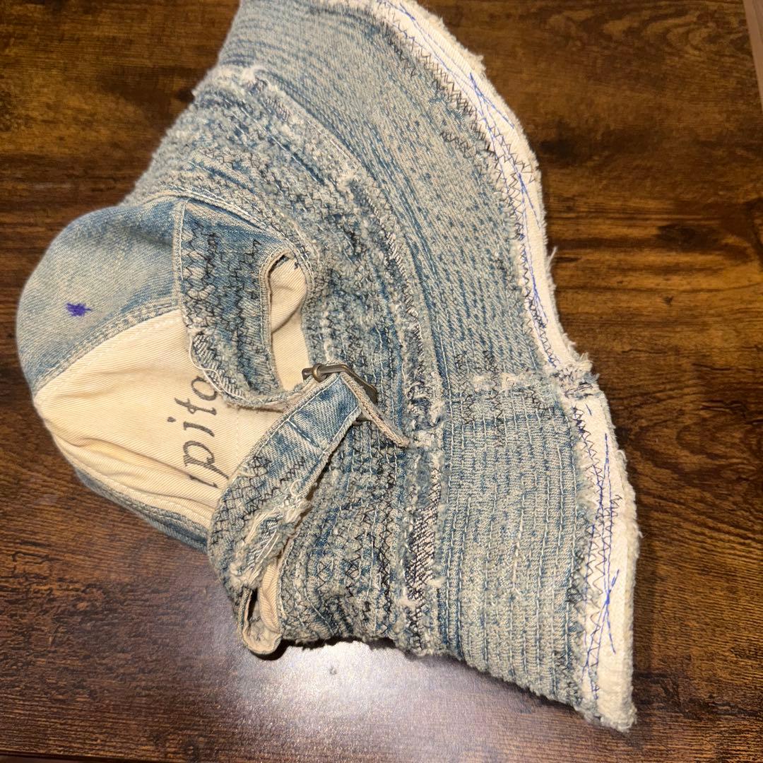 OS KAPITAL(キャピタル) kapital 高齢者と 海 デニムハット