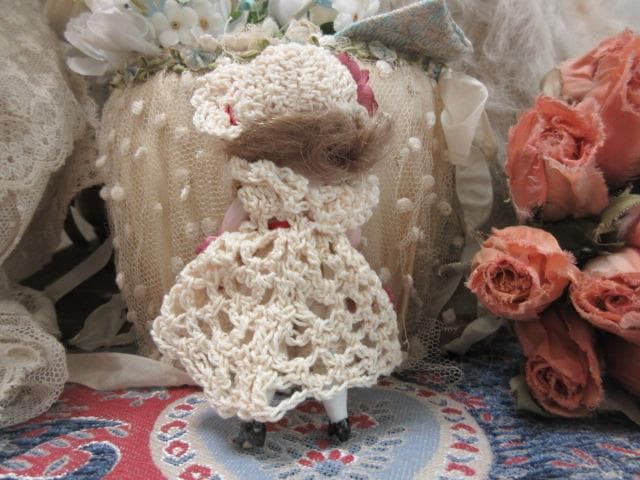 アンティーク　ミニョネット　☆　ビスクドール　ジャーマン