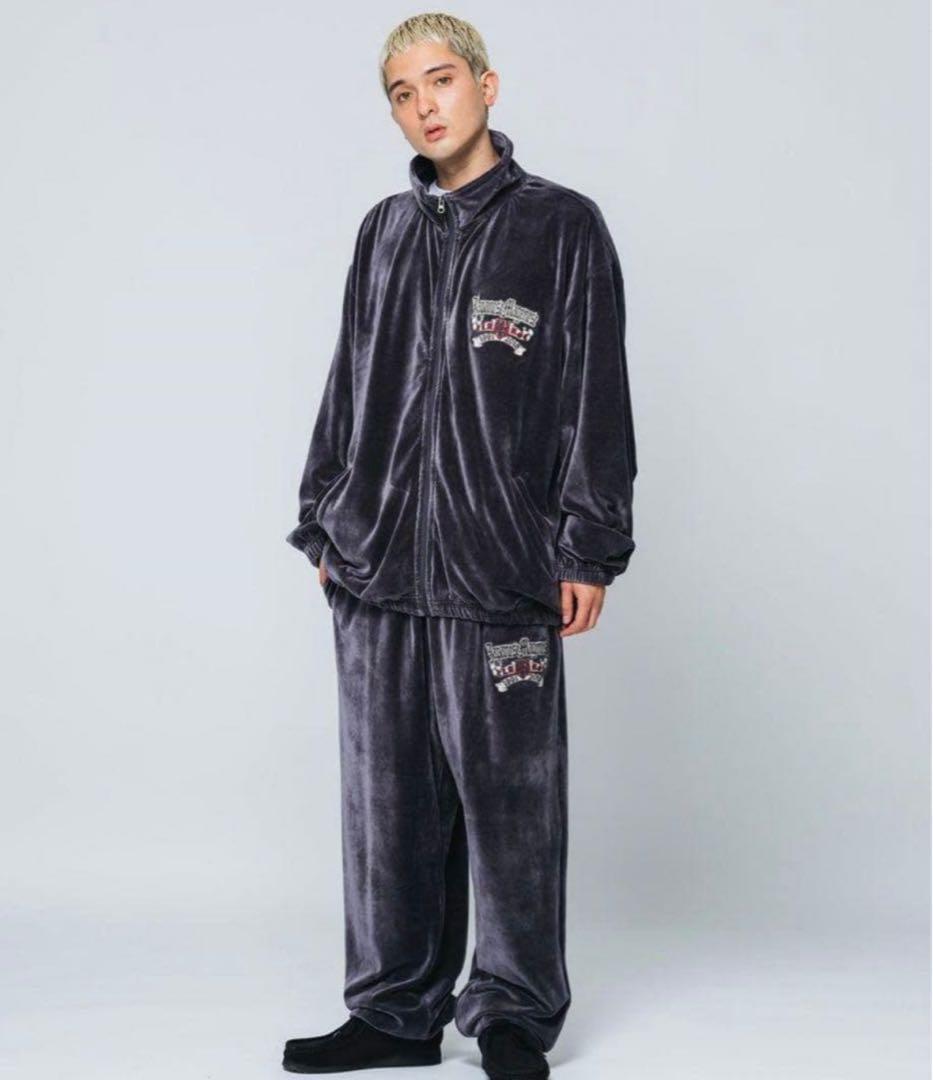 X-LARGE ジャパニーズマゲニーズ ベロア　上下セットアップ