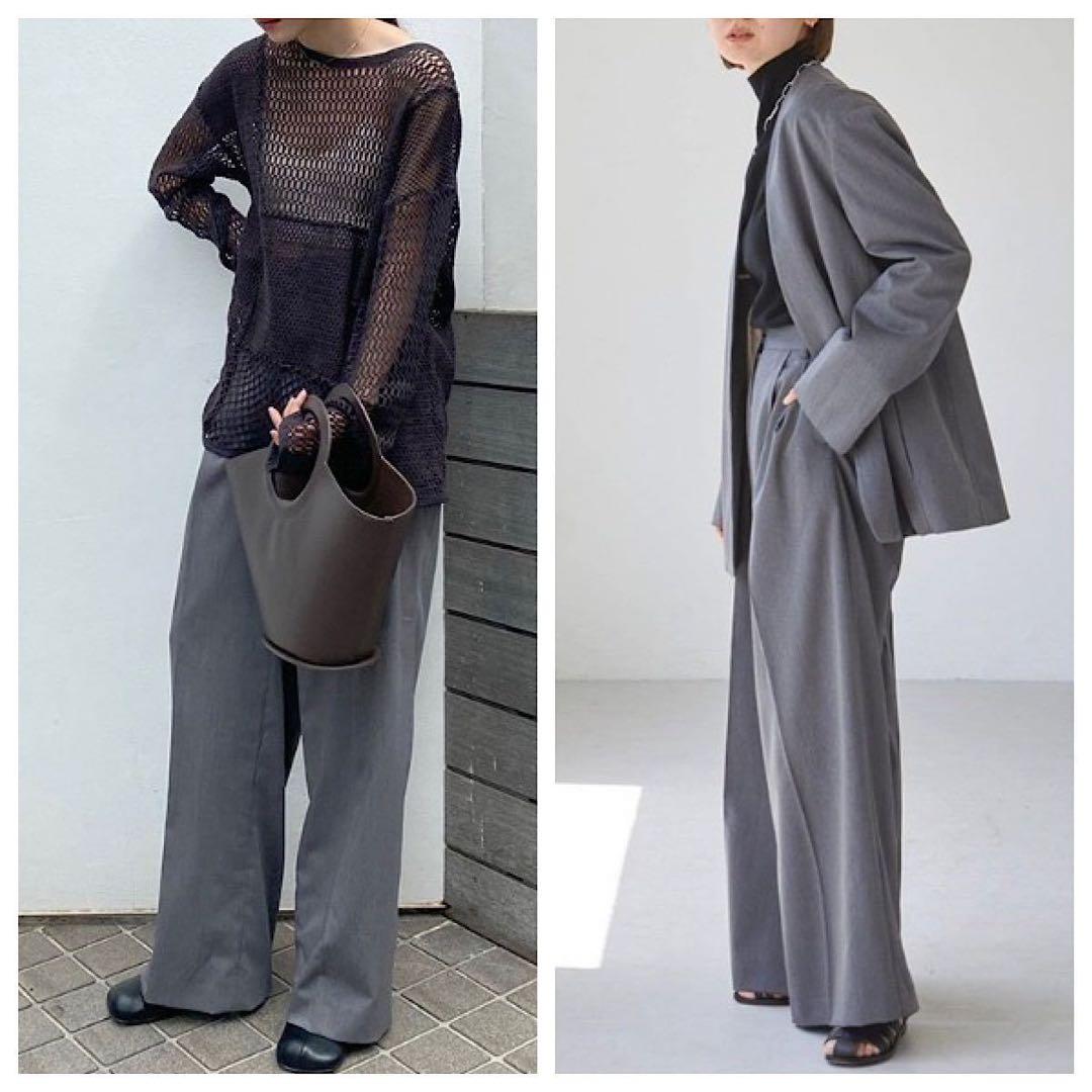 TODAYFUL ヘザーワイド　トラウザース　38