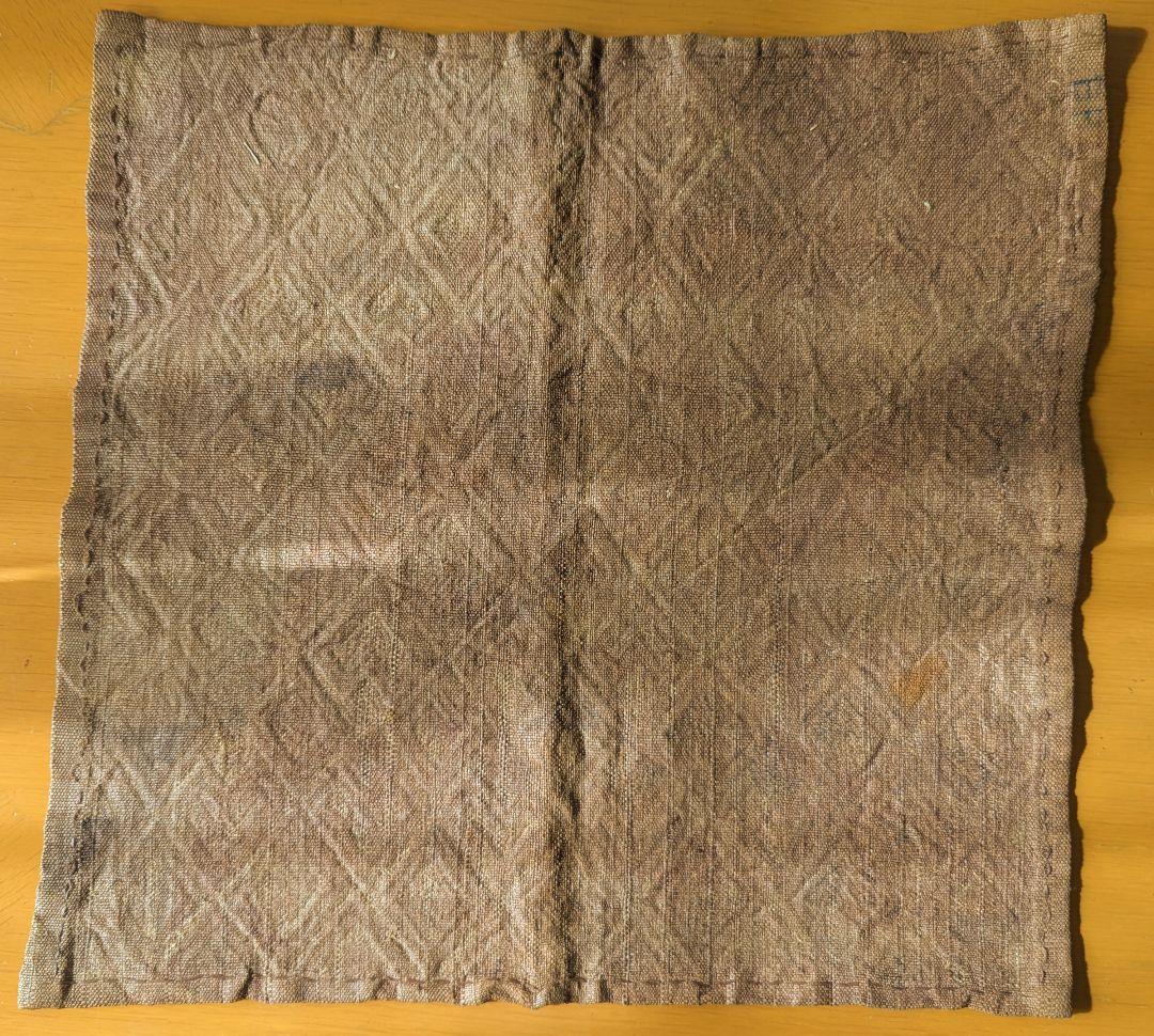 草ビロード　クバ布(小)　ラフィア布　西アフリカ