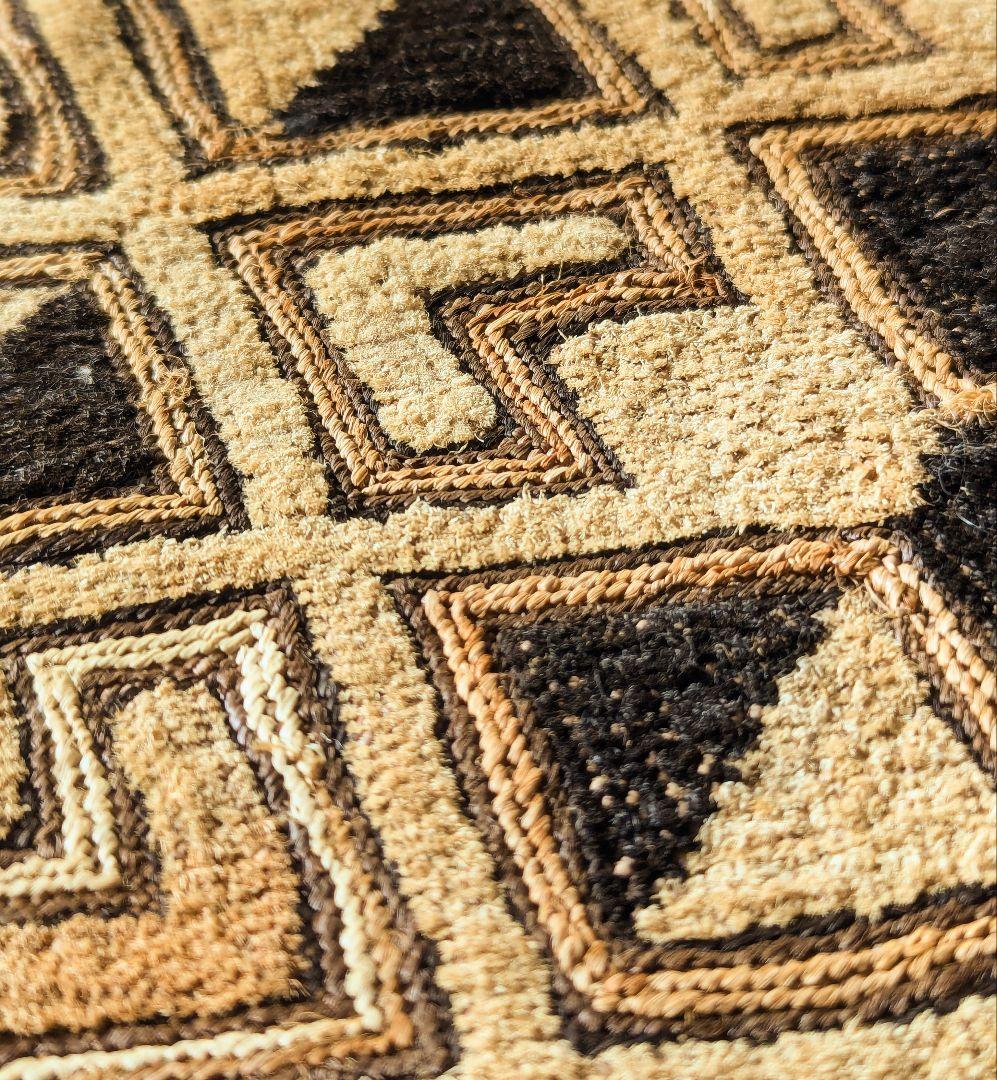 草ビロード　クバ布(小)　ラフィア布　西アフリカ