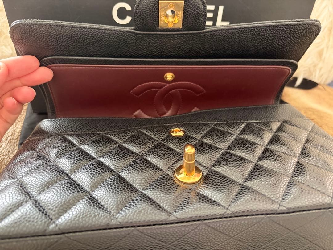 当日発送‼️ブラック キルティング ショルダーバッグ マトラッセ