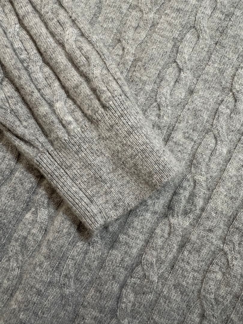 【カシミヤ100%】　ユナイテッドアローズ　タートルネックセーター　グレー