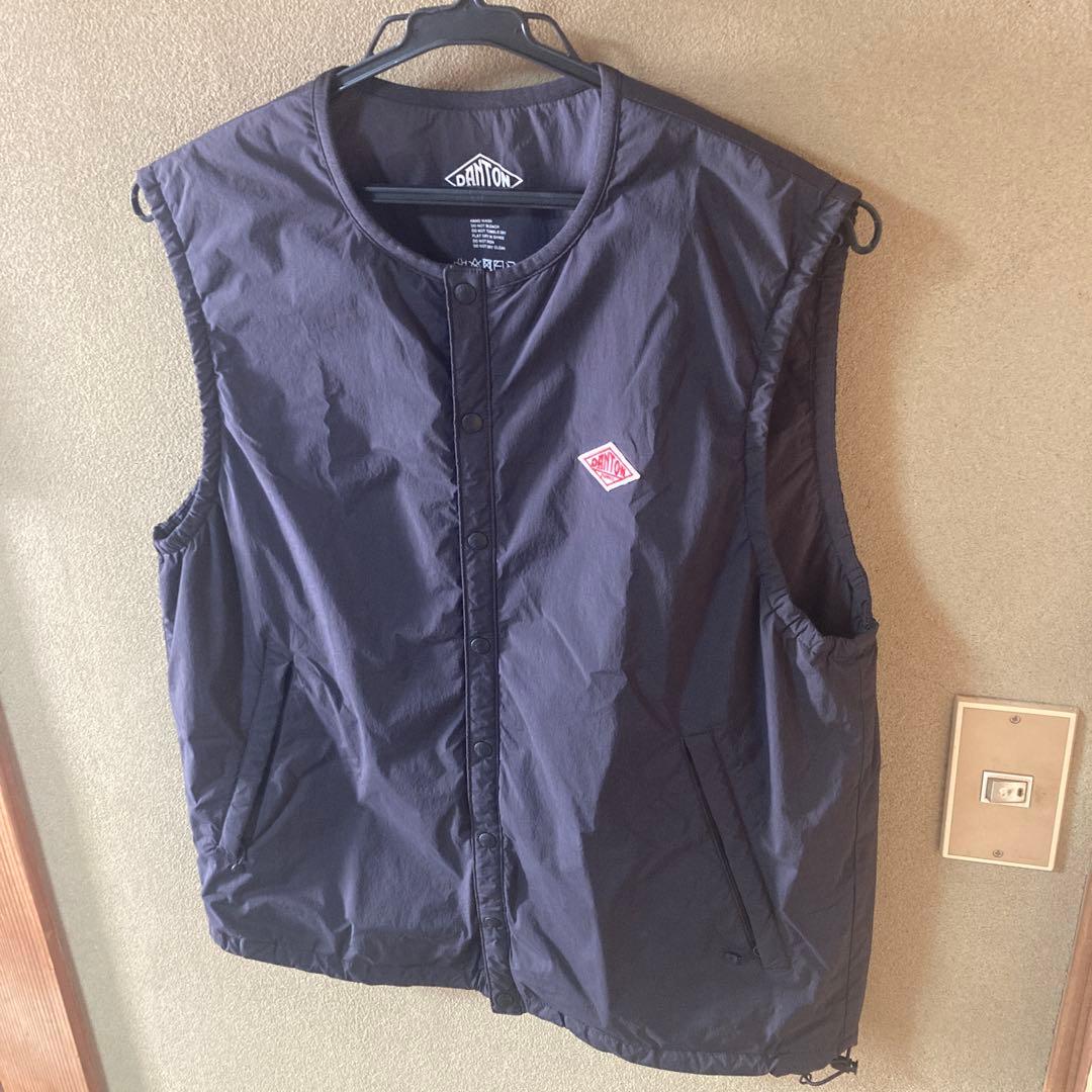 【美品】DANTON ナイロンストレッチタフタ イン サレーション ベスト40