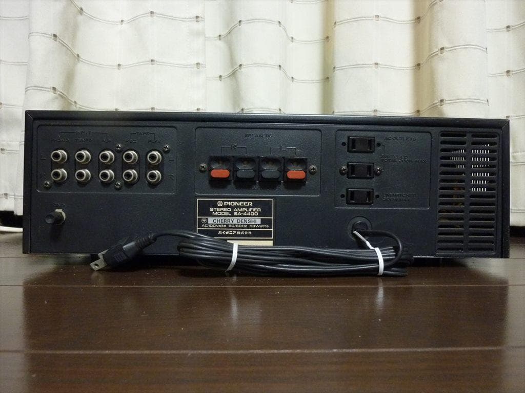 Pioneer パイオニア プリメインアンプ SA-4400 修理済 全機能動作
