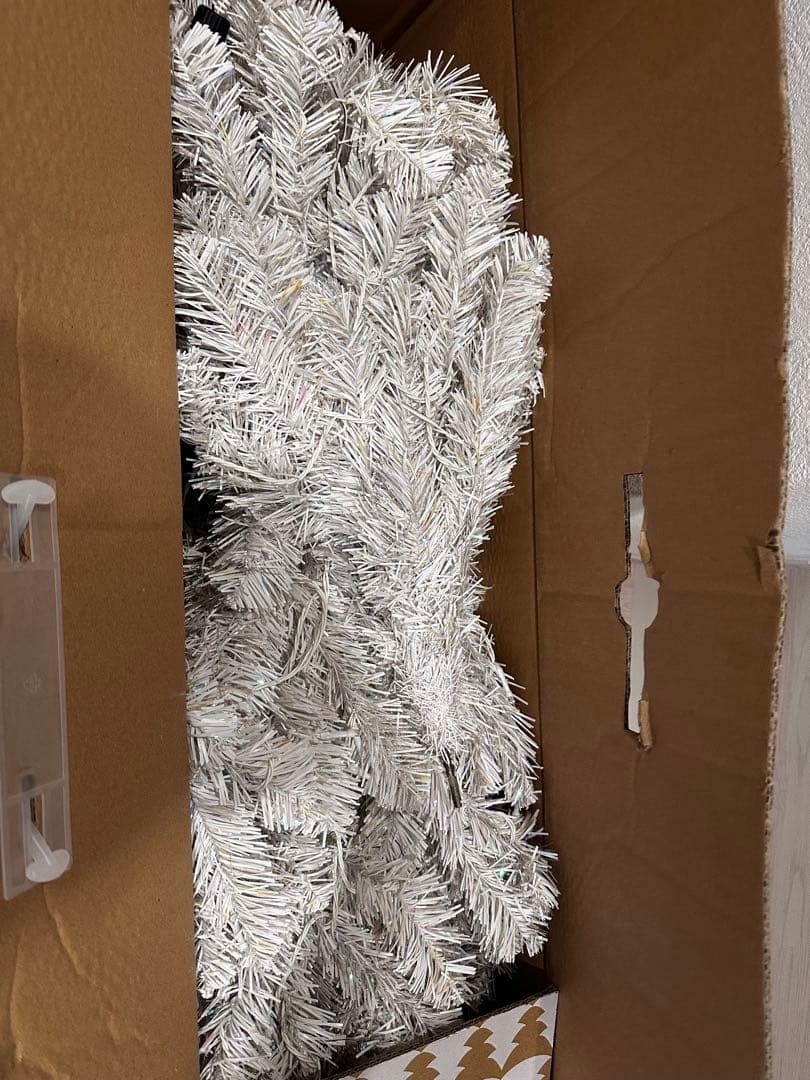 Francfranc クリスマスツリー 150cm ピンク 白 LED ライト