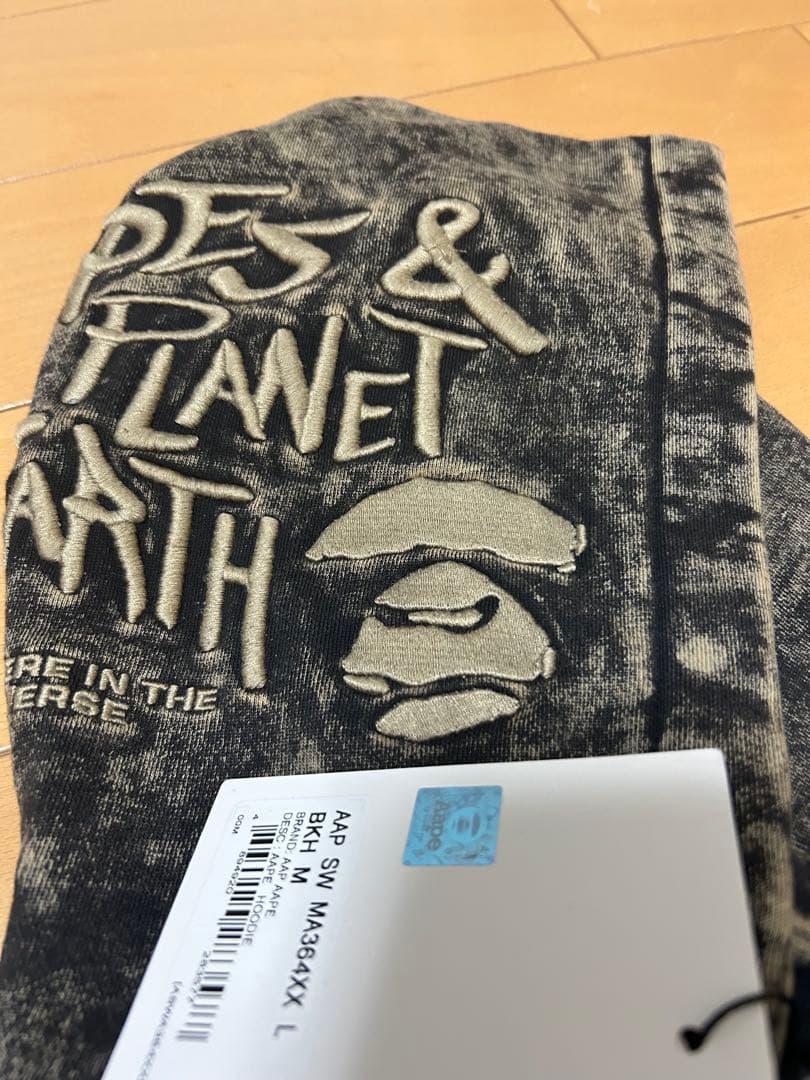 未使用　タグ付き　 A BATHING APE ジップ付き