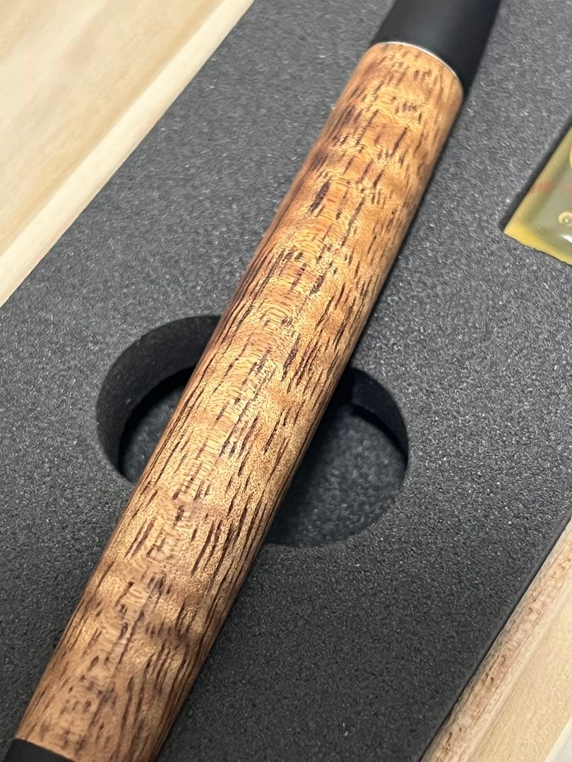 野原工芸 ハワイアンコアカーリー ボールペン　ロータリー SANZO シルバー