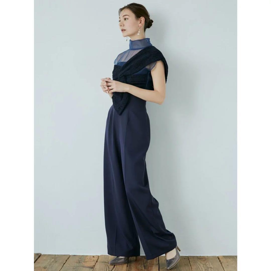 LAGUNAMOON LADYエンブロイダリーツイストパンツドレス