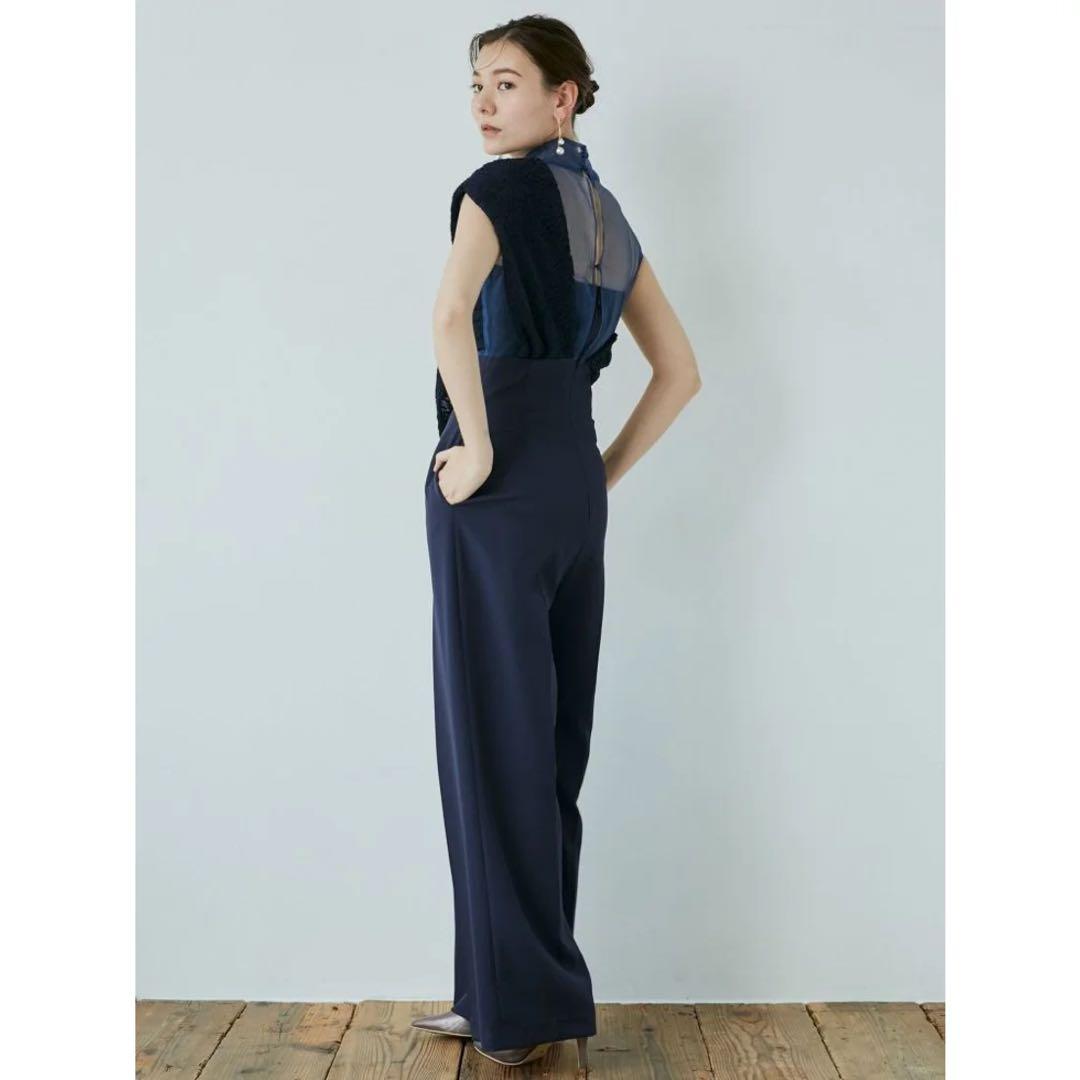 LAGUNAMOON LADYエンブロイダリーツイストパンツドレス